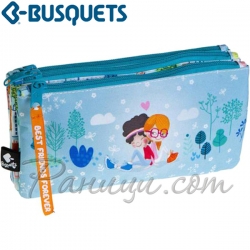 BUSQUETS Несесер с три отделения Best Friends Forever 8422829655629 BUSQUETS Несесер с три отделения Best Friends Forever 8422829655629